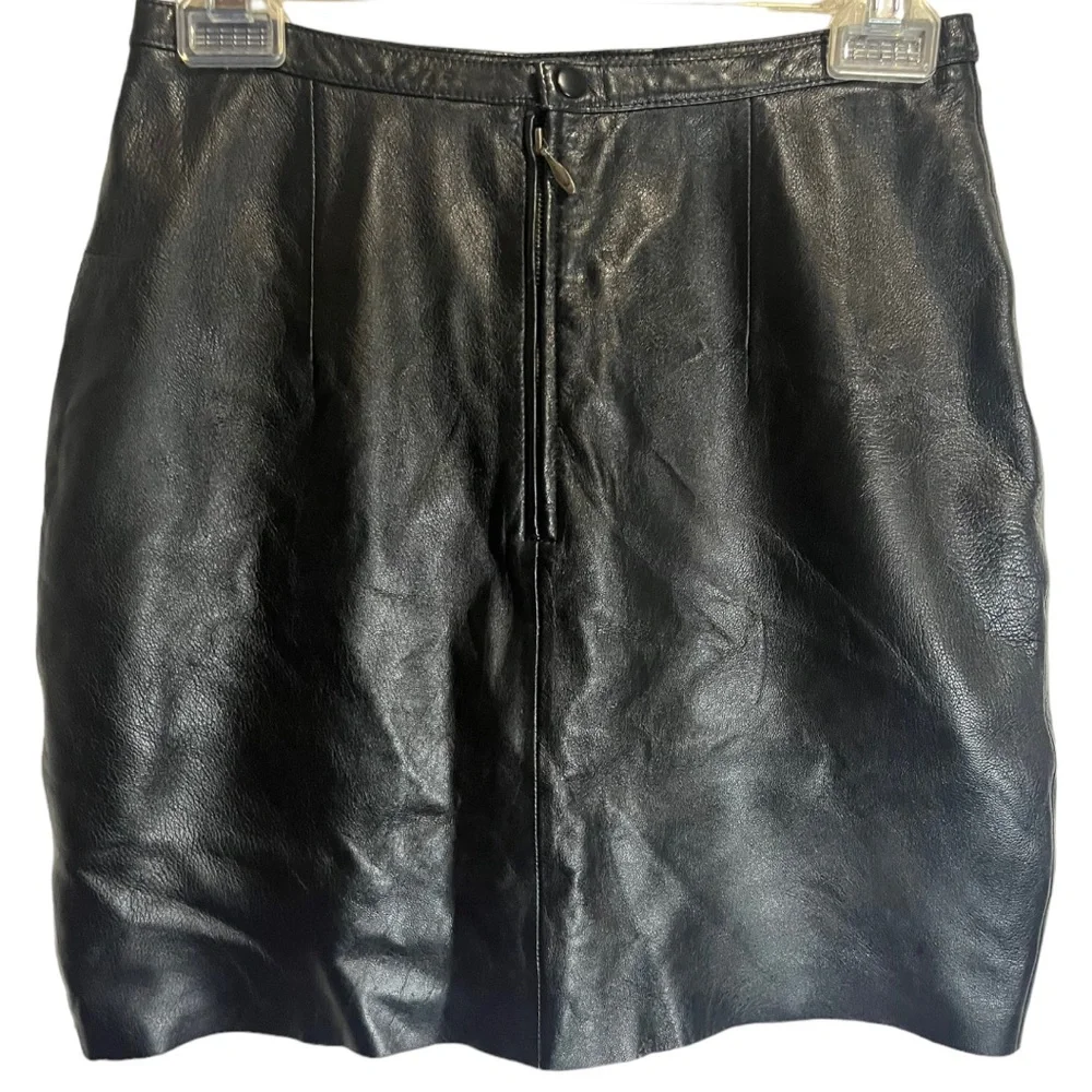 Wilsons Leather Black Mini Skirt
